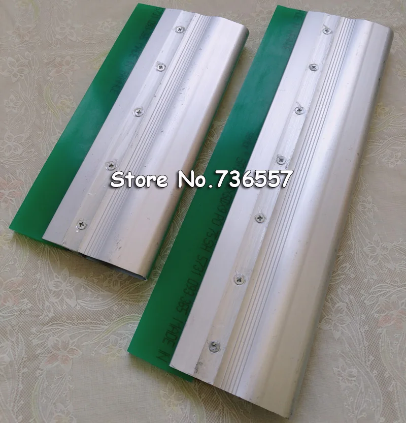 

Free Shipping 25cm + 35cm Alluminium Alloy Handle Screen Printing Squeegee Customization Accepted