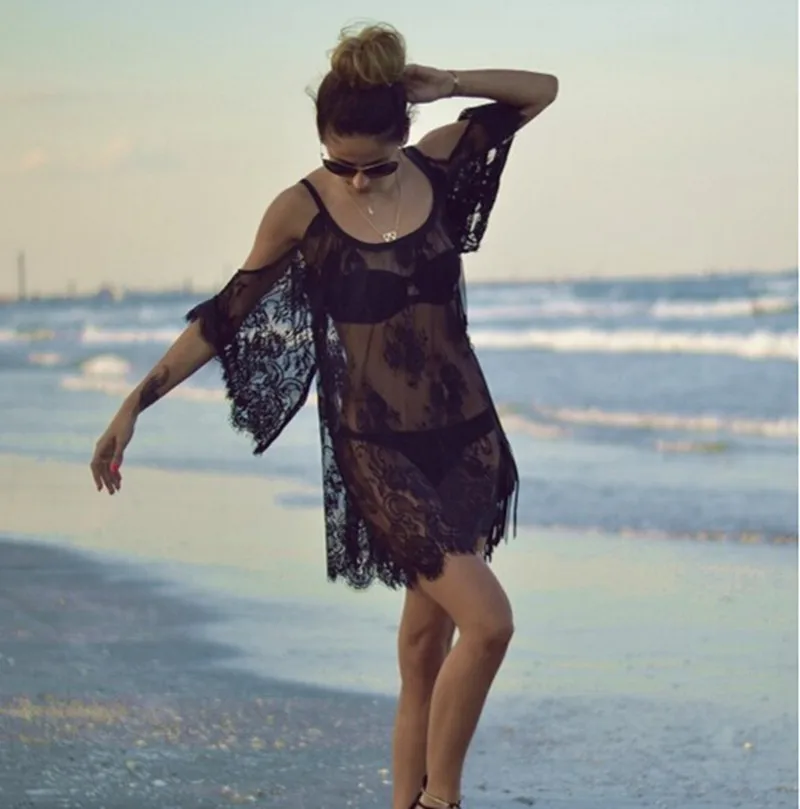 Hot Sale 2016 font b Women b font Floral Lace Embroidered Crochet Beach font b Dress Hot Sale 2016 font b Women b font Floral Lace Embroidered Crochet Beach font b Dress