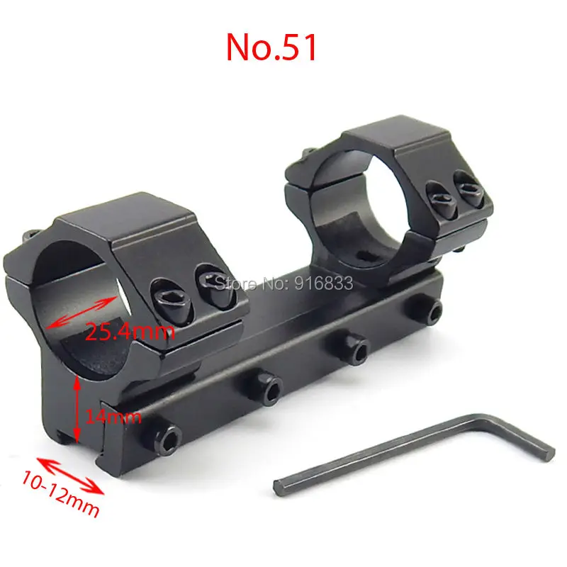 

Hot Sale Free Shipping outdoor Hunting Accessories 11mm dovetail scope mount Diameter 25.4mm riflescopes mount Ring For shooting