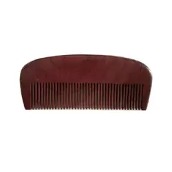 Тонкие зубы натуральный лилового деревянный гребень прямо карман деревянный Борода волос Расчёски и гребни для волос Пользовательские