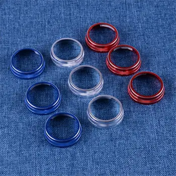 

CITALL 3PCS Air Conditioning Knob Button Switch Ring Cover Trim Interior Moulding Decoration Fit for Jeep Compass 2017+