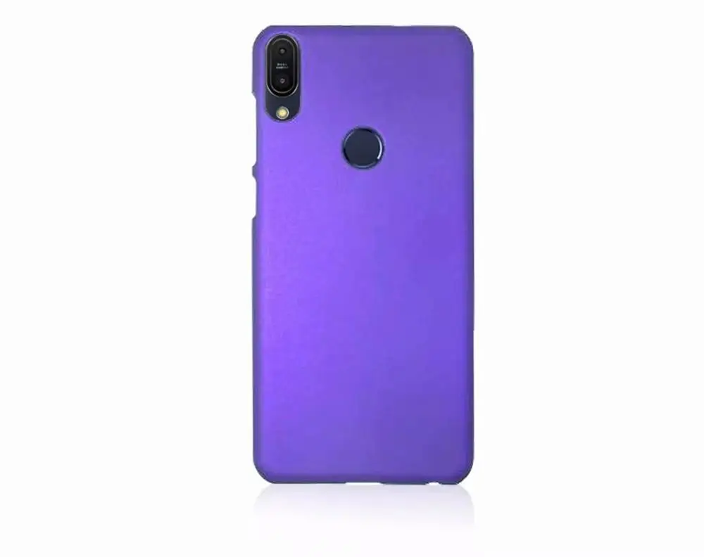 Ультратонкий матовый жесткий чехол из поликарбоната для Asus Zenfone Max Pro(M1) ZB601KL ZB602KL, яркий матовый чехол для Zenfone 5 5z ZE620KL ZS620KL - Цвет: Фиолетовый