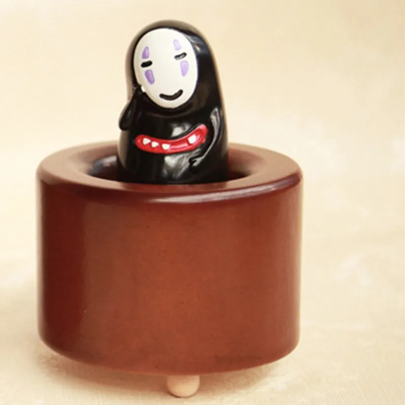 

Spirited Away Slender Man Rotation Wood Music Box European Style Creative Artware Home Furnishing Articles L888
