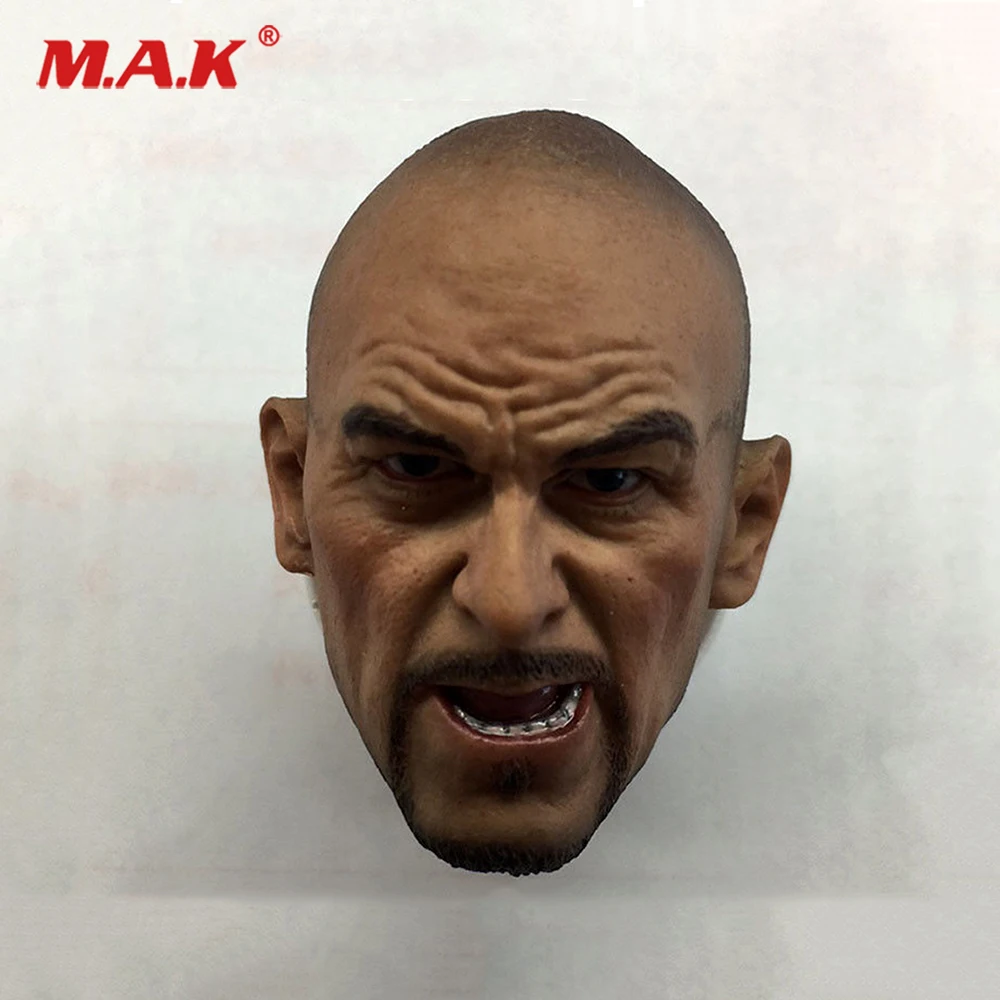 

1/6 Scale Male Head Carving Russia FSB Male Solider Head Sculpt Angry Ver. head Model toy Fit 12"TTM19 or TTM20 body