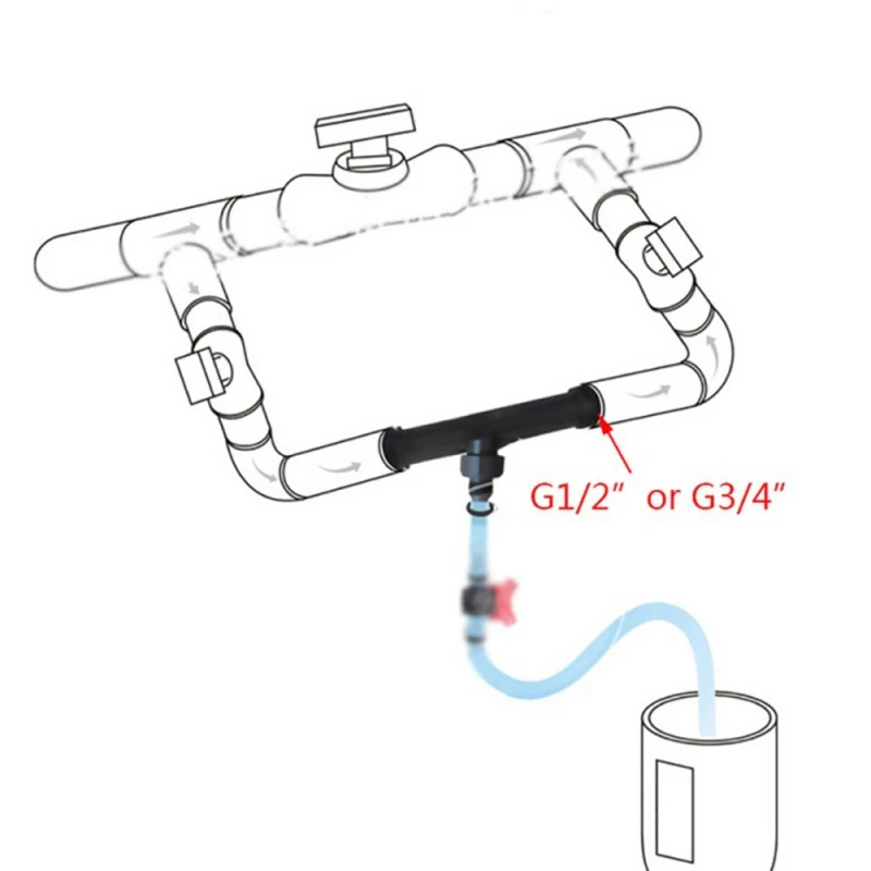 Наборы для полива орошения сада инжектор жидких удобрений Системы оросительное устройство мешалка-фильтр воды Tube Kit