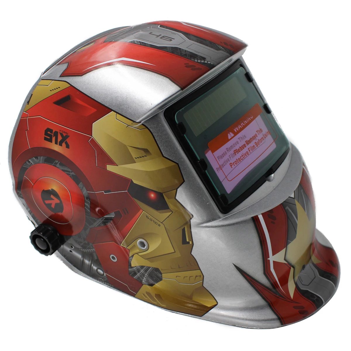

Mayitr Robot Solar Automatic Darkening Welding Helmet Tig Welding Mask Grinding Welder Cap for Welding Machine