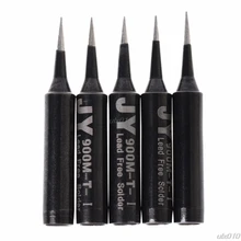 5 шт. бессвинцовые сменные наконечники для паяльника 900M-T-I Saike 936 852d+ 909D наконечники для паяльника G18 и Прямая поставка