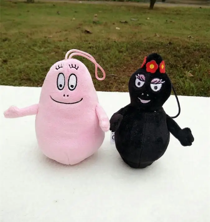 15 см Les Barbapapa 2 шт мультфильм аниме игрушки мягкие игрушки для девочек Мягкие и плюшевые животные для маленьких девочек Дети Любовник подарок - Цвет: Многоцветный