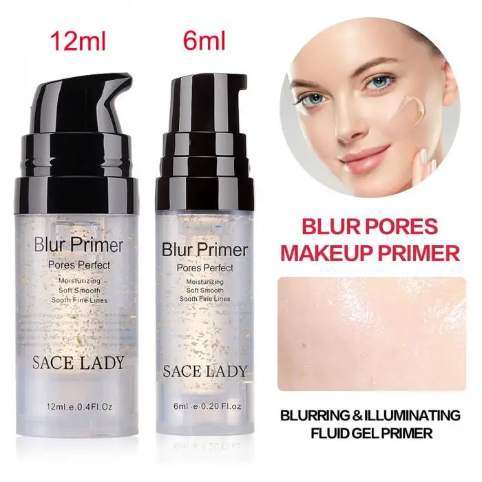 SACE LADY 24k золото Профессиональный макияж основа для лица масляный праймер