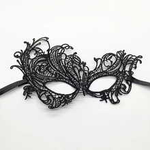 Феникс черная Сексуальная кружевная Маскарадная маска для