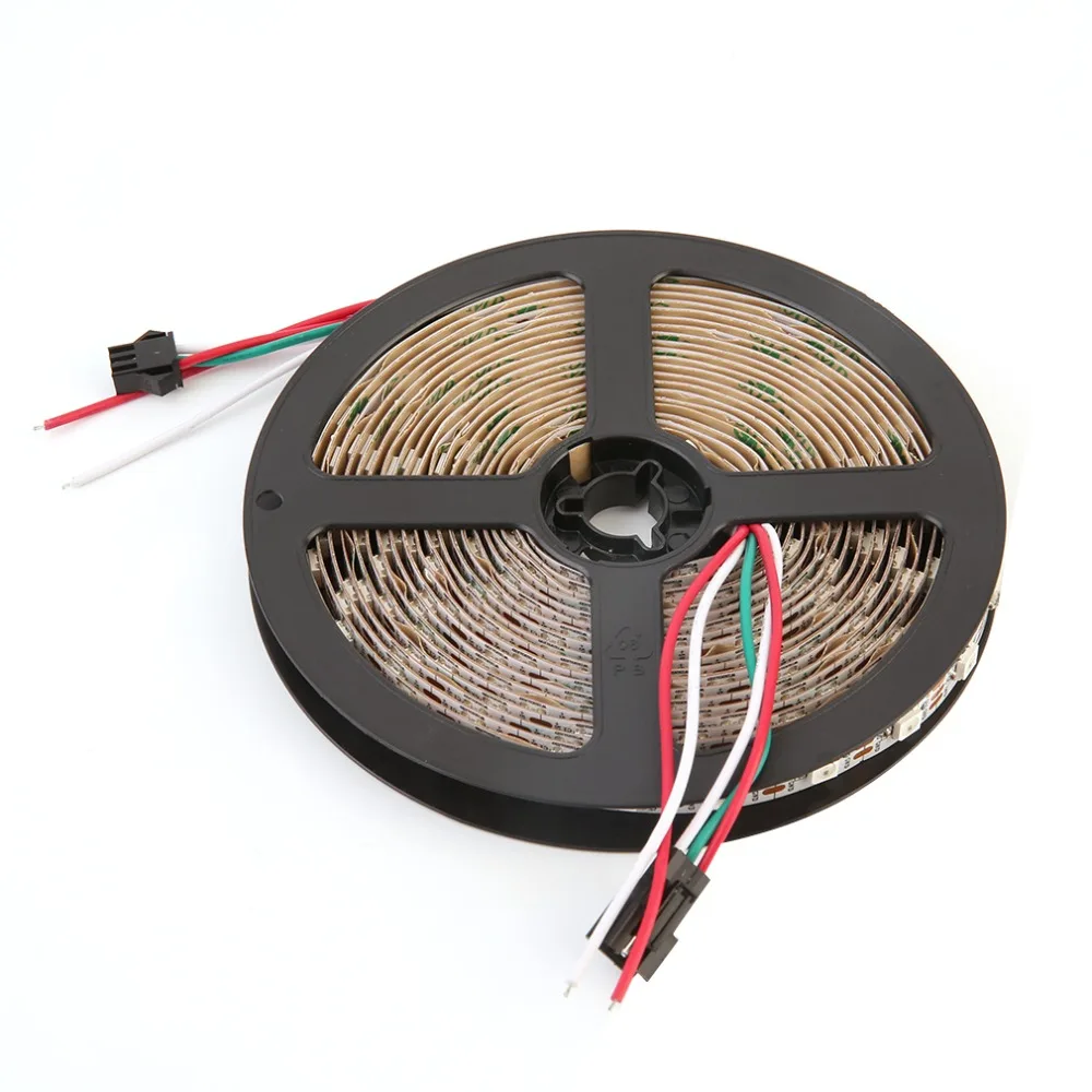 5V 5050WS2812 RGB LED Strip 5M 300LED String Fairy Lights Decor With Board | Лампы и освещение