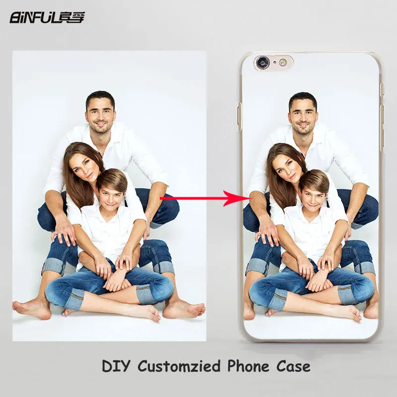 

Customized DIY Phone case for Apple iPhone X XS 8 8Plus 7 6sPlus SE 5 for Samsung S8 s9 Plus S7 S6 Printed hard clear Cover Case