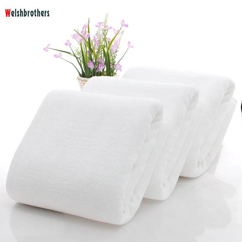 

Cotton white bath towel, the same size, 3 different thicknesses of home and men can choose a good bath towel with a good life
