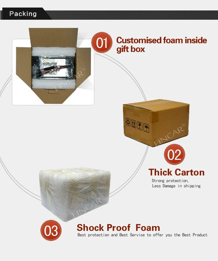 Top 2 Din Touchscreen Andorid 6.0 Bluetooth Handsfree Calling LCD Monitor USB/Micro AM FM Radio RCA AUX Input Backup Camera Included 12