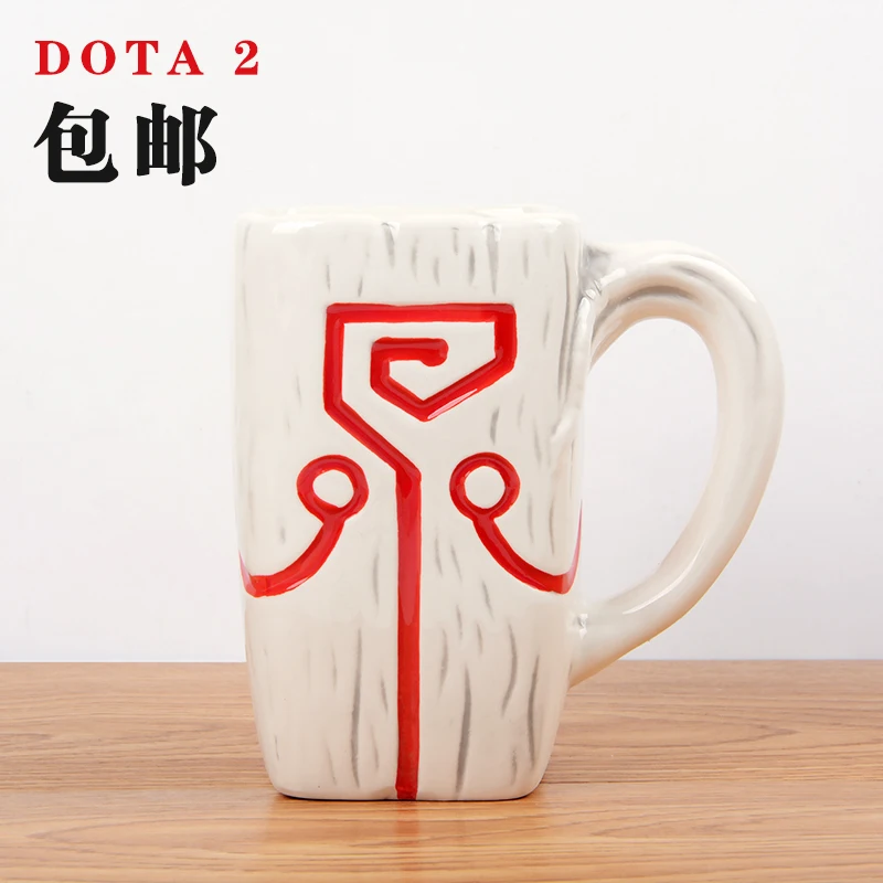 DOTA 2 Кофе кружки TI4 аксессуар Джаггернаут джагг маска оригинальные чашки кулон