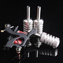 1 шт. 25 140mmstainless Сталь татуировки сцепление с задней стволовых Профессиональные татуировки ручки татуировки Трубы подсказки