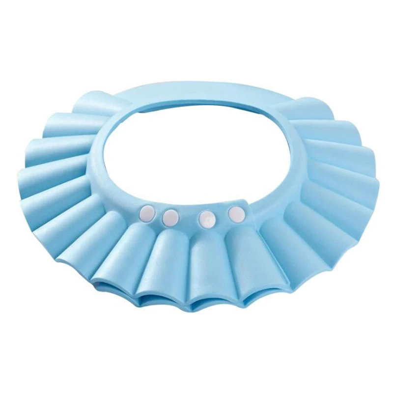 Adjustable baby Shower Cap Child Shampoo Caps Kid Bathing Waterproof Shield Hats Resizable Hat 3 Colors Shampoo Cap