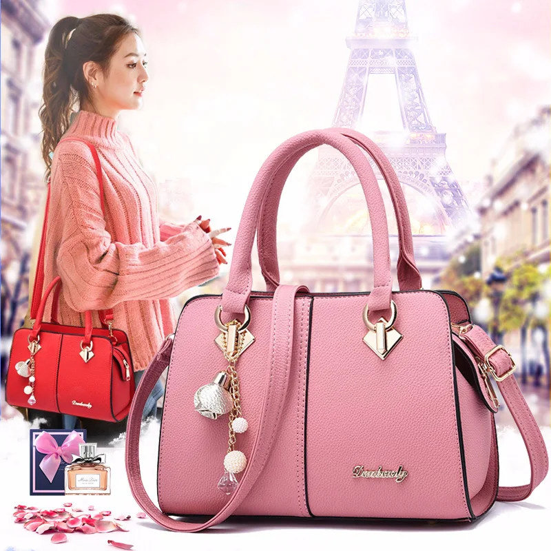 

The new 2019 single-shoulder lady's bag is a handbag of fashionable pu lady's bag for Europe and America handbag purses