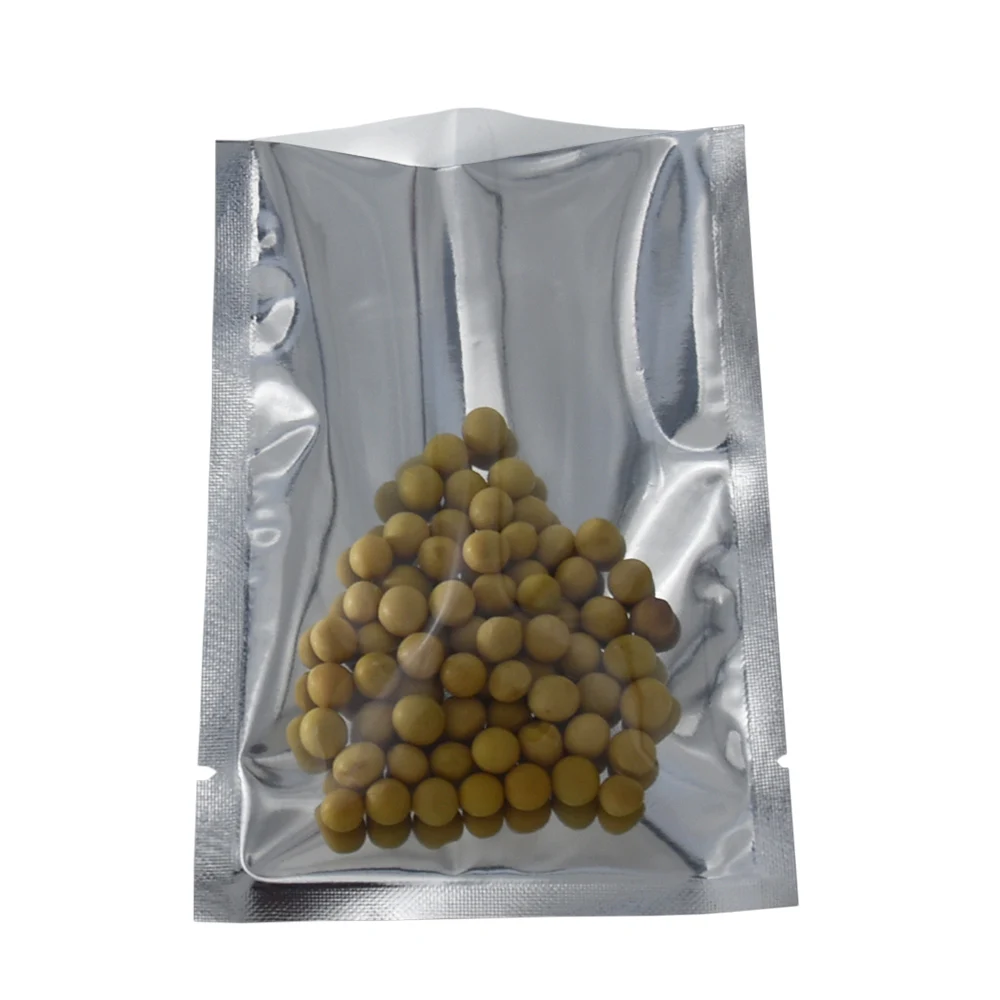 

Wholesale 10*15cm Bulk Food Vacuum Storage Mylar Bag Clear Open Top Plastic Bags Heat Seal Snack Grocery Package Aluminum Bags