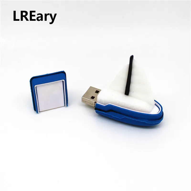 cartoon sailing boat USB Flash drive ship pen drive real capacity pendrive 128mb 4gb 8gb 16gb 32gb 64gb u disk toy gift