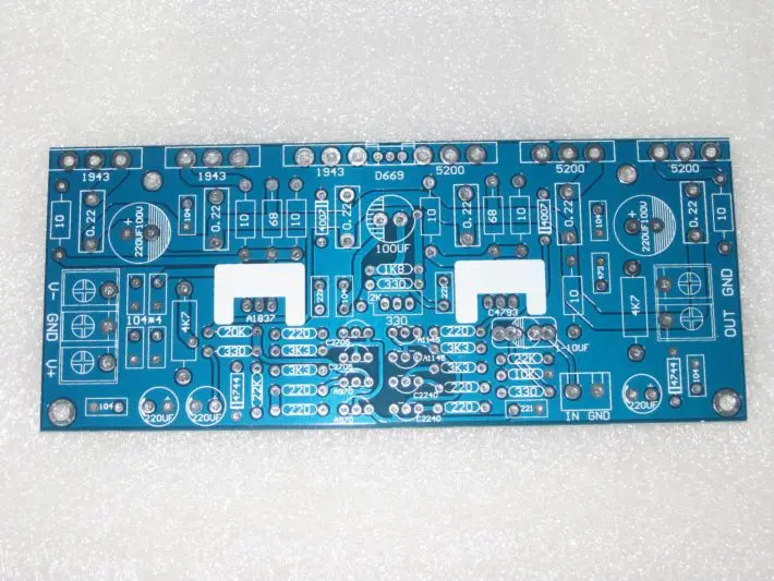 Fannyda 1943+ 5200 Высокая мощность одноканальный 300 Вт печатная плата усилителя мощности пустая плата
