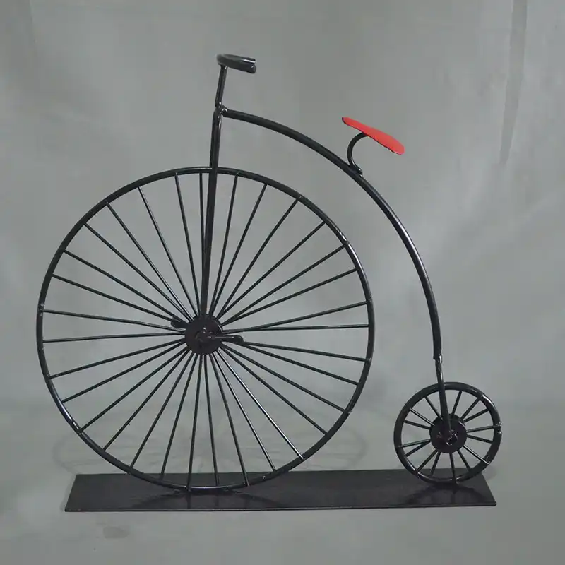 antique bike wheel