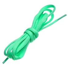 Стабильная и надежная зеленый шнурки для различных ботинок на плоской подошве полукруг кружевные спортивные туфли