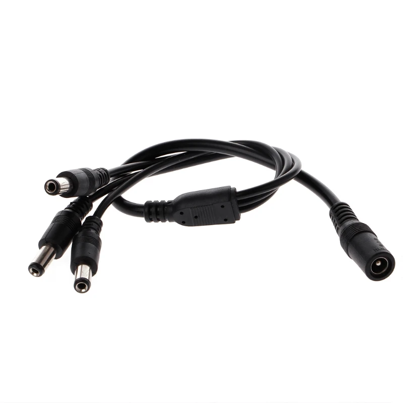 

1 Female to 2/3/4/5 Male Plug 5.5x2.1mm Port 12V DC Power Adapter Splitter Cable