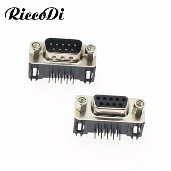 

10PCS Computer DR9 Female&Male to Solder Type Adapter Connector Serial Port RS232