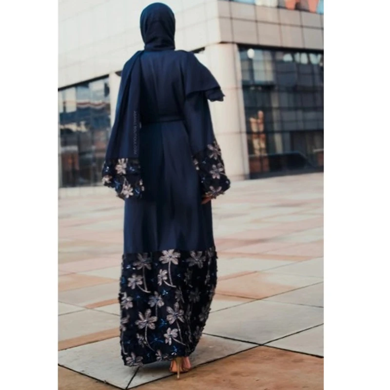 Женское мусульманское платье Abaya Дубай кафтан исламский хиджаб вечерние платья