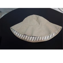 Новое поступление складной солнцезащитный Досуг ведро шляпы хлопок сплошной цвет двухсторонняя можно поношенная шляпа ACF08