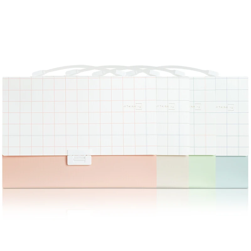

Deli 13 Pockets Expanding File Folder A4 Files for Documents Carpeta Archeivador School Folder Office Stationery Products