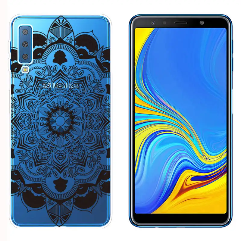 Arvin Silicone Fundas for Samsung Galaxy A7 2018 A5 A8 Plus 2018 Soft TPU Phone Cases FOR Samsung A750F Painted Case for A320 (1)