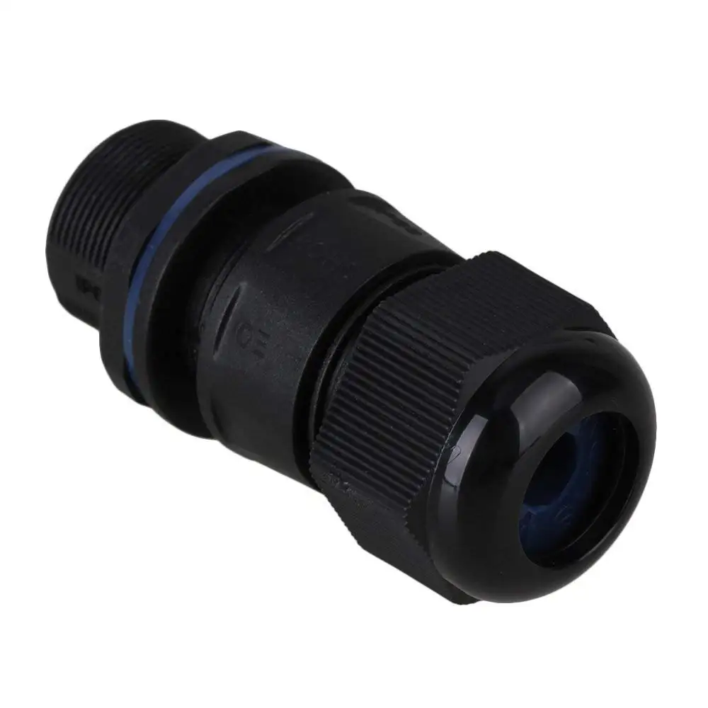 Ethernet LAN черный IP68 Защита M20 набивка Locknut открытый пластик RJ45 AP Водонепроницаемый