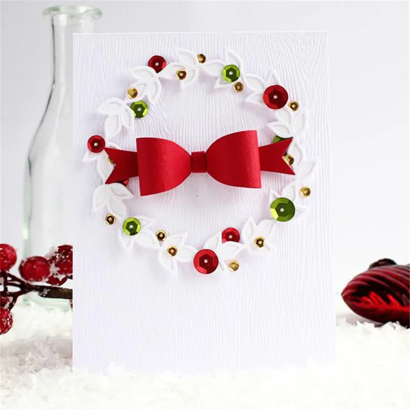 DiyArts 8pcs Bow Metal Cutting Dies Cut Stencil for DIY Scrapbooking Card Craft 2018 New Embossing Template Die Cuts | Дом и сад