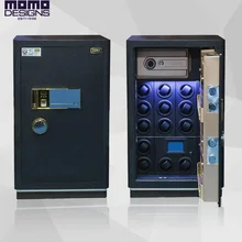 С автоматическим заводом часов безопасности часы в коробке Сейф для депозита/часы/ювелирные изделия/Античная защита от кражи случае прочная коробка