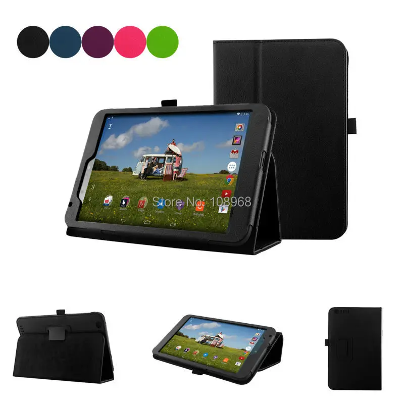 Tesco Hudl 2 8.3inch Tablet Case,Folio Stand Leather Cover Case For