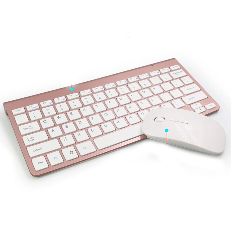 

Wireless Keyboard and Mouse, 2.4G Slim Compact Quiet Small Keyboard and Mouse Combo for Windows, Laptop, PC, Notebook