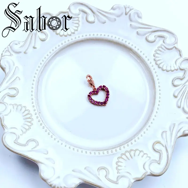 Подвески с красным сердцем любви подвеска сделай сам ювелирные изделия