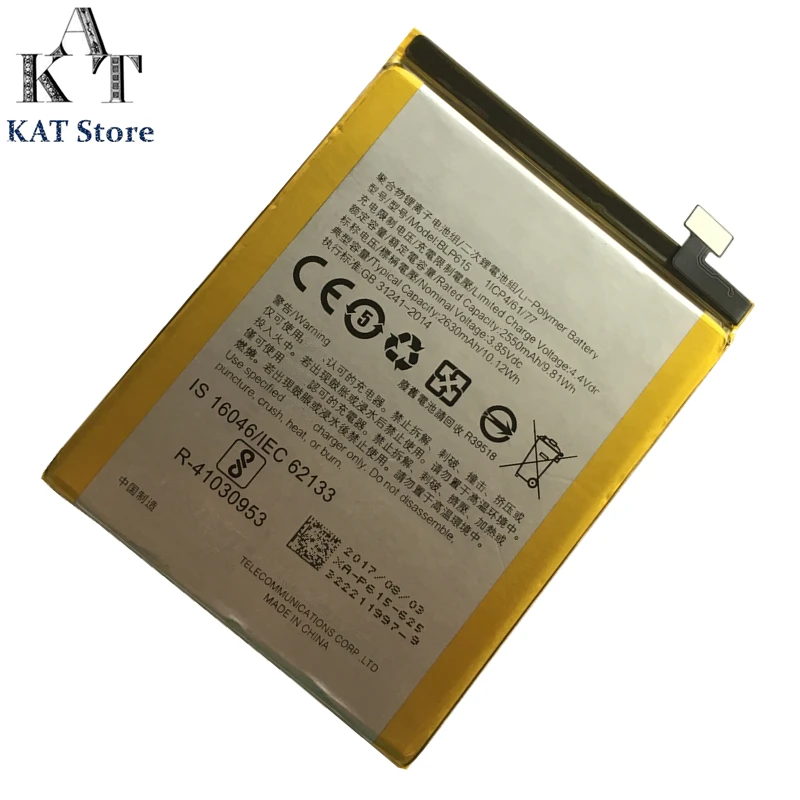 

Original Mobile Phone Battery For Oppo A37 2500mAh Batteries BLP615 Rechargeable Accumulator