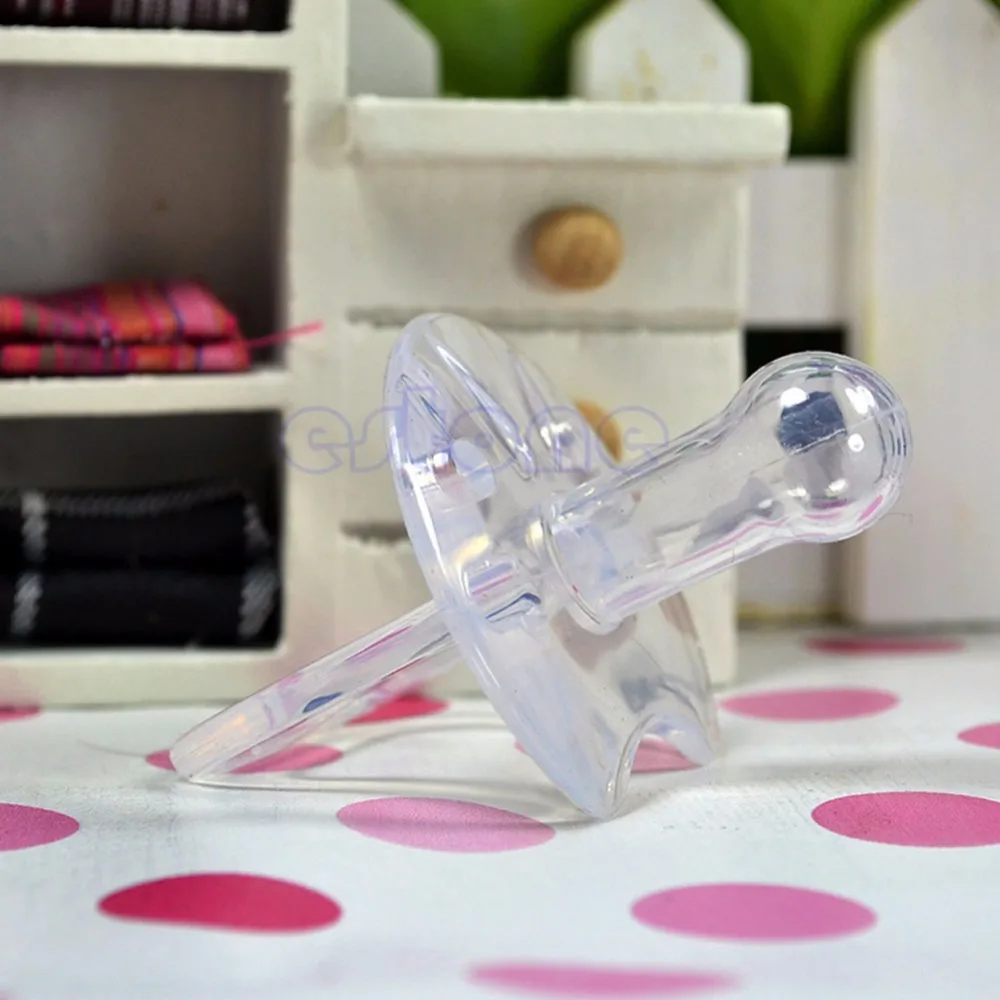 Soother Nipple Flat Round Infant Child Pacifier Feed Silicone Baby Pacifier Orthodonticin