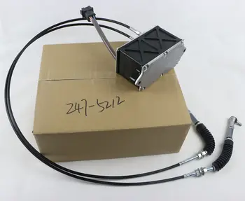 

For 312C/320C Excavator Throttle Motor 247-5212 221-8767 Governor Assy Double Cable, 7 pins