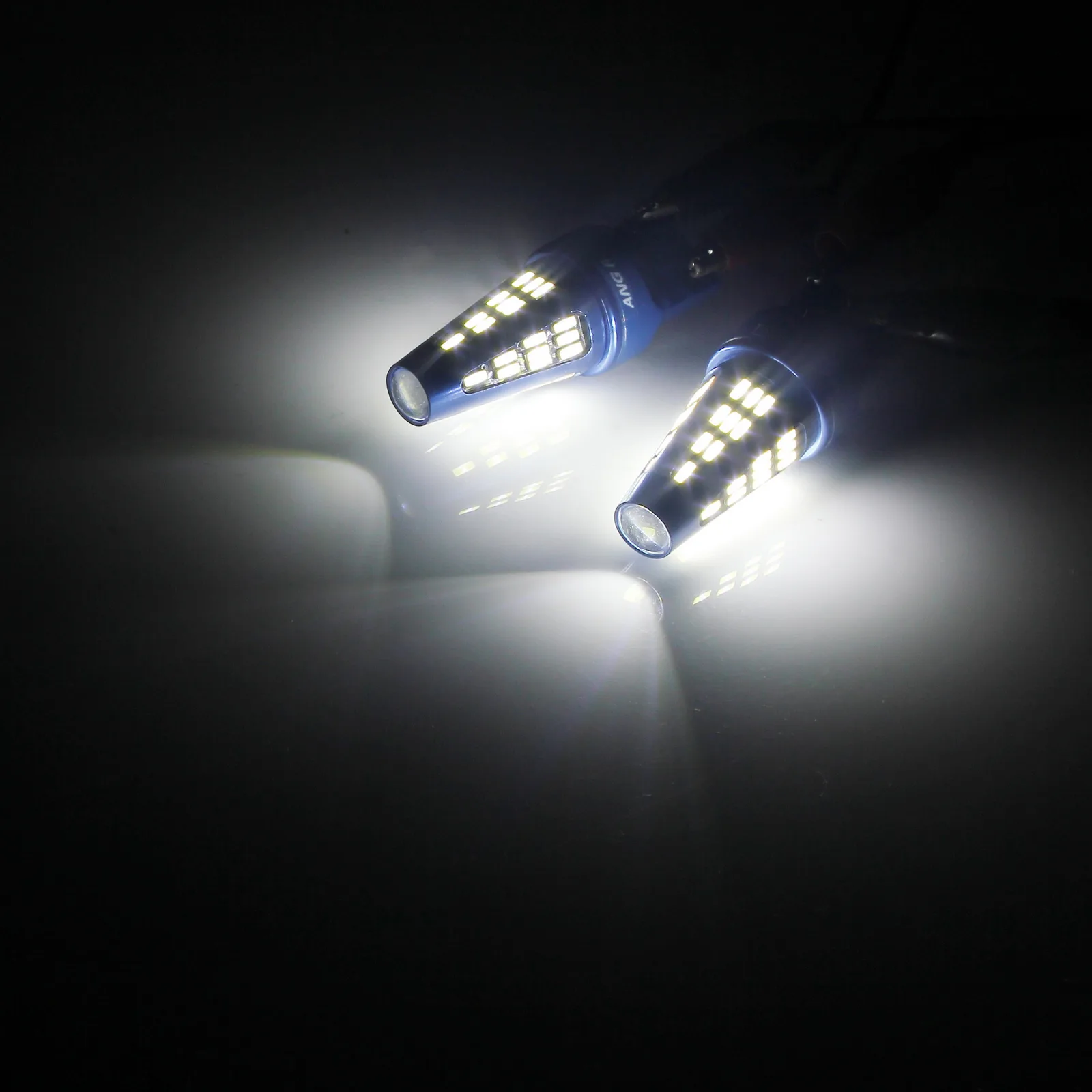 ANGRONG 2x7440 7443 W21/5W 48 SMD светодиодный светильник дневной ходовой DRL для