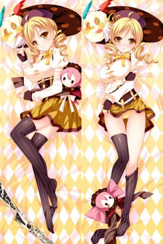 

Anime Puella Magi Madoka Magica Mami Tomoe Otaku Dakimakura Pillow Case