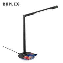 Brilex светодиодный стол настольные лампы Беспроводная зарядка 360 градусов Регулируемая подставка и держатель для работы, чтения, учебы, офиса, спальни