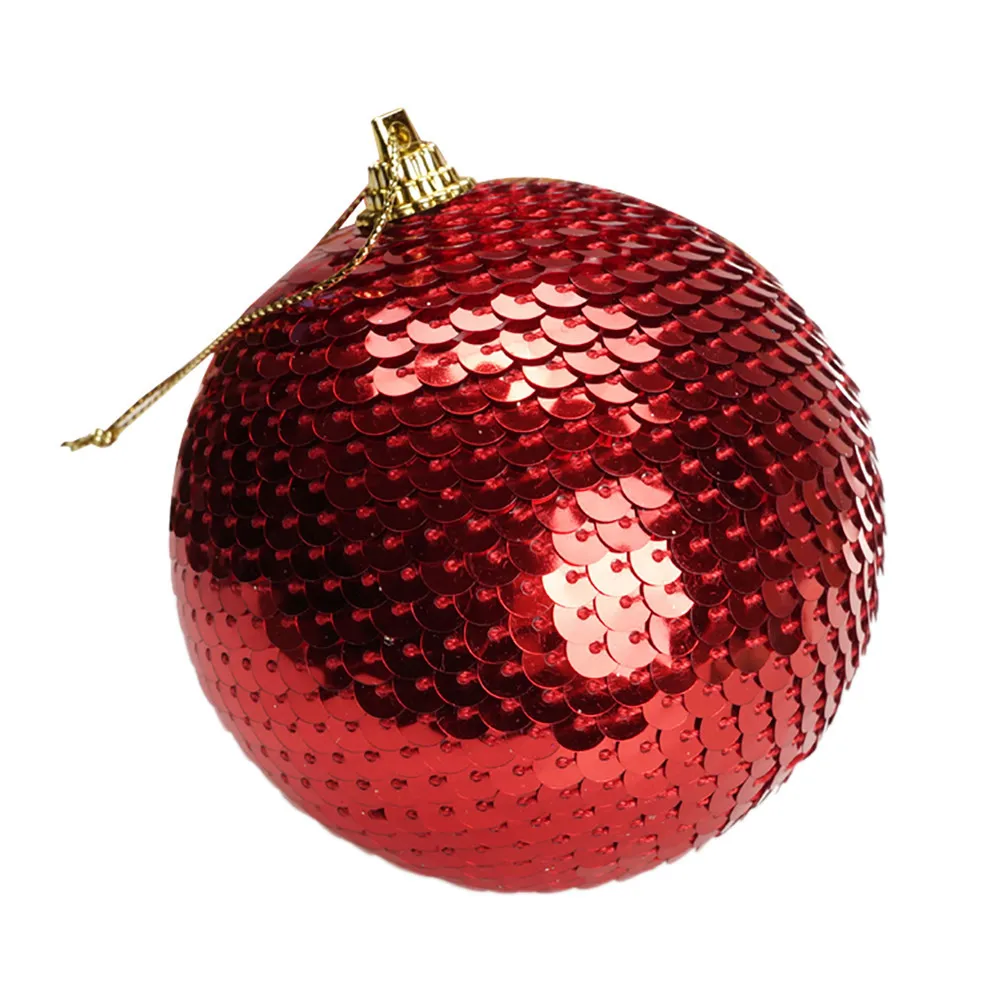 Рождественское, с блестками, блестящие шарики, орнамент с рождественской елкой, украшение 8 см, украшения для дня рождения, для взрослых, новогоднее, рождественское