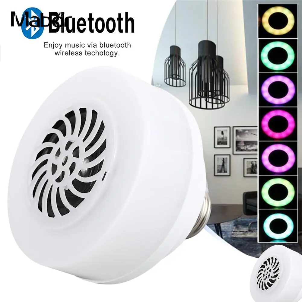 

Mabor LED Music Mini Light Wireless KTV Loudspeaker Remote Control Speaker Smart RGB Audio Gift Bluetooth For Home Party