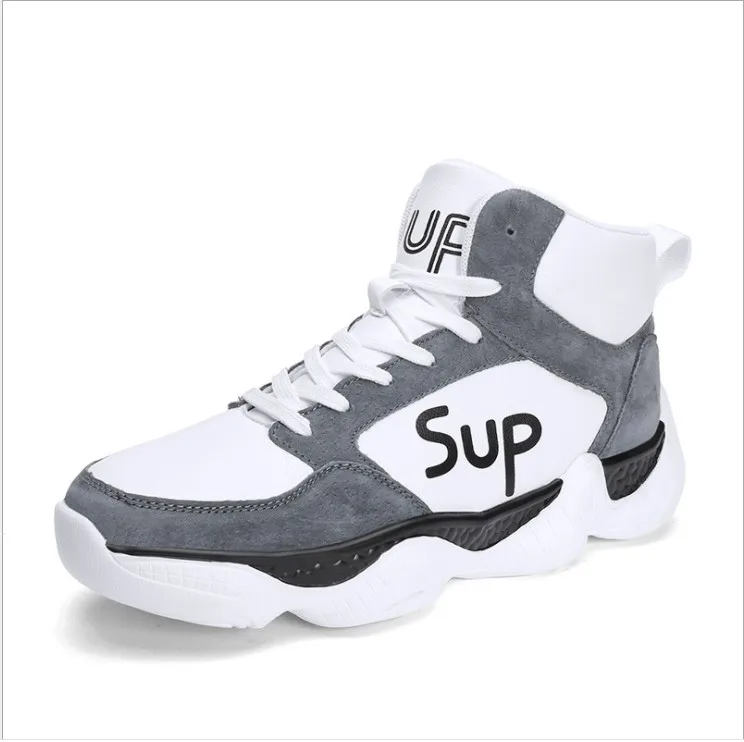 

2019 Winter New Men's Running Shoes Athletic Walking Men Sport Shoes Outdoor High Top Warm Snow Boots Sneakers For Male