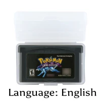 

32 Bit Video Game Cartridge Pokemonn Liquid Crystal Console Card US Version English Language Support Drop Shipping