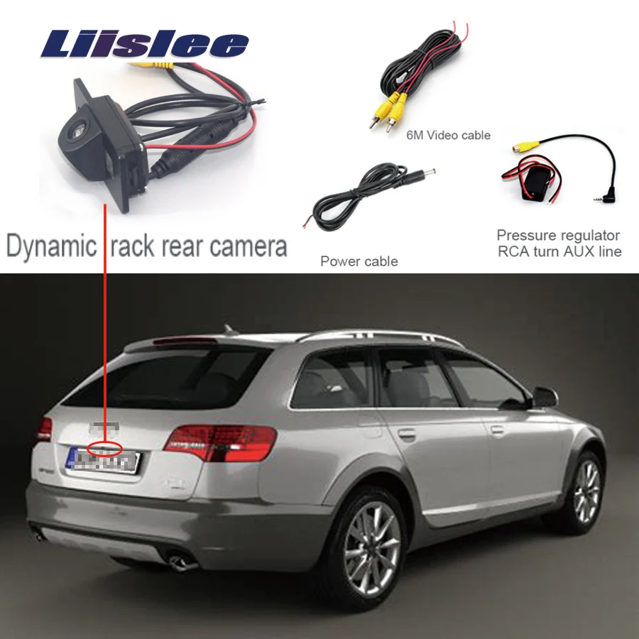 Liislee для Audi A6 C6 S6 RS6 2005 2006 2007 2008 2009 камера заднего вида CCD HD Водонепроницаемая